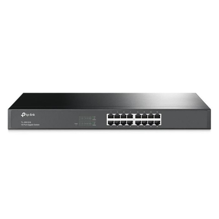 TP-LINK TL-SG1016 16 PORT GIGABIT RACK MOUNT SWITCH TP-LINK TL-SG1016 16 PORT GIGABIT RACK MOUNT SWITCH
