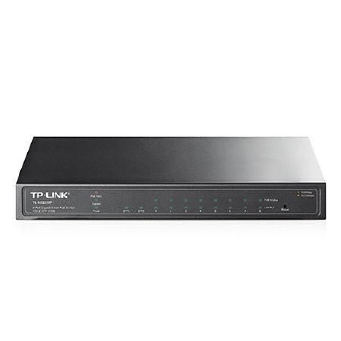 TP-LINK TL-SG2210P 8 PORT GIGABIT + 2X1GB SFP UPLINK JETSTREAM 61W POE SWITCH TP-LINK TL-SG2210P 8 PORT GIGABIT + 2X1GB SFP UPLINK JETSTREAM 61W POE SWITCH