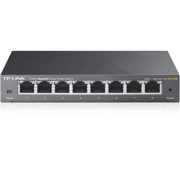 TP-LINK TL-SG108E 8 PORT GIGABIT EASY SMART YÖNETİLEBİLİR METAL KASA SWITCH TP-LINK TL-SG108E 8 PORT GIGABIT EASY SMART YÖNETİLEBİLİR METAL KASA SWITCH