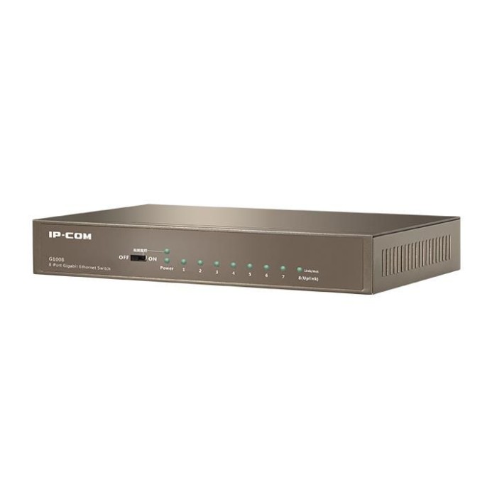 IP-COM G1008D 8 PORT 10/100/1000 GIGABIT DESKTOP METAL KASA SWITCH IP-COM G1008D 8 PORT 10/100/1000 GIGABIT DESKTOP METAL KASA SWITCH