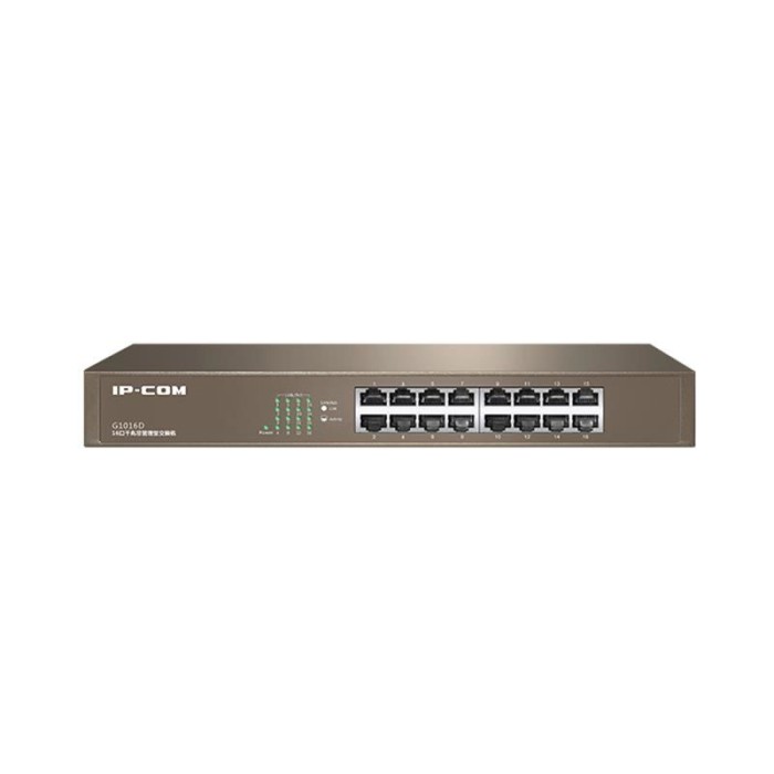 IP-COM G1016D 16 PORT GIGABIT RACKMOUNT SWITCH IP-COM G1016D 16 PORT GIGABIT RACKMOUNT SWITCH