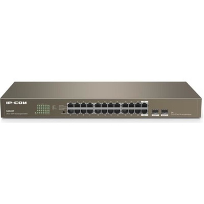 IP-COM IP-G1024F 24 PORT GIGABIT + 2X1GB SFP UPLINK RACKMOUNT SWITCH IP-COM IP-G1024F 24 PORT GIGABIT + 2X1GB SFP UPLINK RACKMOUNT SWITCH