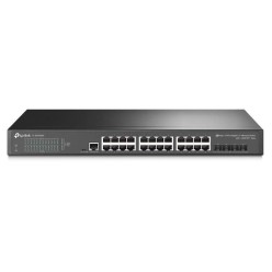 TP-LINK TL-SG3428X 24 PORT GIGABIT+ 4X10G SFP L2+ YONETILEBILIR RACKMOUNT SWITCH