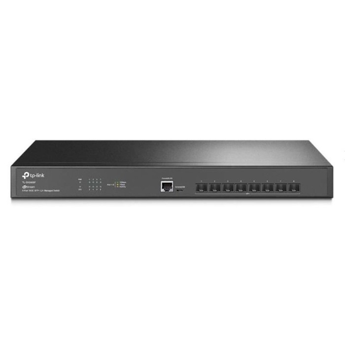 TP-LINK TL-SX3008F 8 PORT 10GE SFP+ L2+ MULTI GIGABIT SWITCH TP-LINK TL-SX3008F 8 PORT 10GE SFP+ L2+ MULTI GIGABIT SWITCH