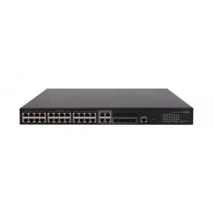 H3C 9801A1QC LS-5120V2-28P-HPWR-LI-GL 24-PORT GIGABIT POE+ + 4XRJ45/4X1GB SFP COMBO 740W POE RACKMOUNT(ADAPTÖRSÜZ)