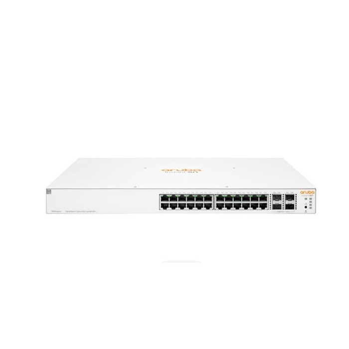 HPE ARUBA ION JL684B 1930 24 PORT GIGABIT+4X10GB SFP YÖNETİLEBİLİR L2+ RACKMOUNT 370W POE SWITCH HPE ARUBA ION JL684B 1930 24 PORT GIGABIT+4X10GB SFP YÖNETİLEBİLİR L2+ RACKMOUNT 370W POE SWITCH