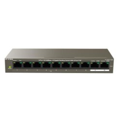 IP-COM F1110P-8-102W 8 PORT 10/100 + 2X GIGABIT UPLINK 102W 250 METRE POE SWITCH