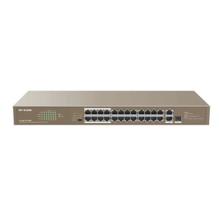 IP-COM F1126P-24-250W 24 PORT 10/100+ 2XRJ45/1XSFP COMBO 250W POE RACMOUNT SWITCH IP-COM F1126P-24-250W 24 PORT 10/100+ 2XRJ45/1XSFP COMBO 250W POE RACMOUNT SWITCH