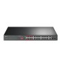 TP-LINK TL-SL1226P 24 PORT 10/100+2 RJ45 GIGABIT UPLINK + 2 COMBO GIGABIT SFP 250W POE SWITCH TP-LINK TL-SL1226P 24 PORT 10/100+2 RJ45 GIGABIT UPLINK + 2 COMBO GIGABIT SFP 250W POE SWITCH