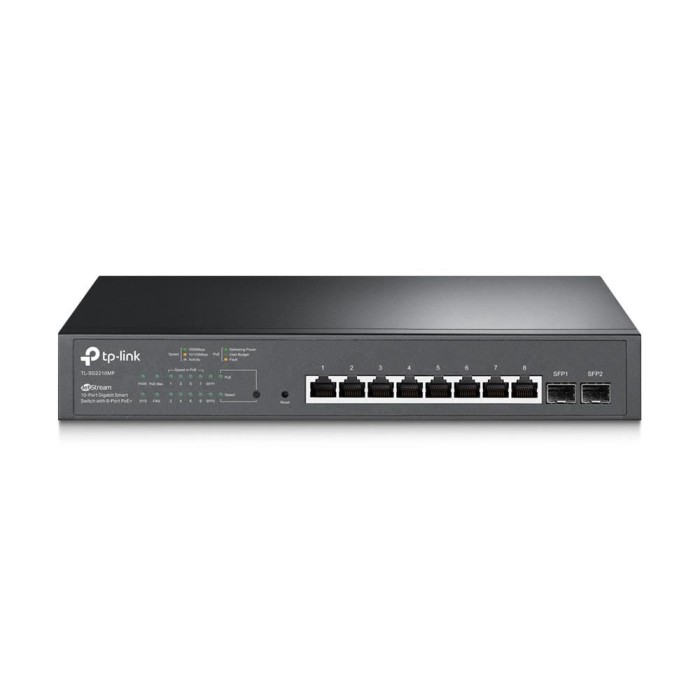 TP-LINK TL-SG2210MP 8 PORT GIGABIT + 2XGB SFP YONETILEBILIR 150W POE SWITCH TP-LINK TL-SG2210MP 8 PORT GIGABIT + 2XGB SFP YONETILEBILIR 150W POE SWITCH