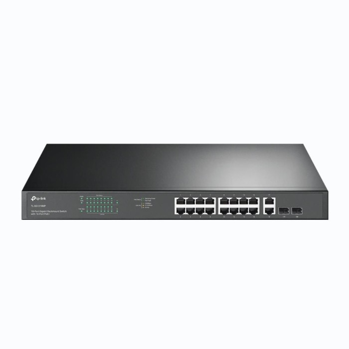 TP-LINK TL-SG1218MP 16 PORT GIGABIT+ 2XRJ45/2XSFP COMBO RACKMOUNT 250W POE SWITCH 250W POE SWITCH TP-LINK TL-SG1218MP 16 PORT GIGABIT+ 2XRJ45/2XSFP COMBO RACKMOUNT 250W POE SWITCH 250W POE SWITCH
