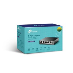 TP-LINK TL-SG1005LP 5 PORT GIGABIT 4 PORT 40W YÖNETİLEMEZ POE SWITCH