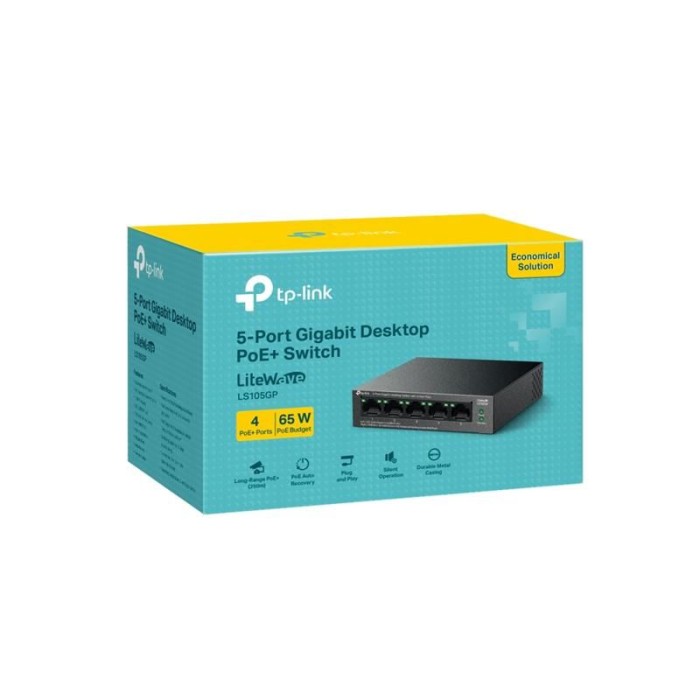 TP-LINK LS105GP 4 PORT GIGABIT + 1 PORT RJ45 UPLINK POE 65W 250 METRE POE MESAFE METAL KASA SWITCH TP-LINK LS105GP 4 PORT GIGABIT + 1 PORT RJ45 UPLINK POE 65W 250 METRE POE MESAFE METAL KASA SWITCH
