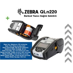ZEBRA QLN220 BARKOD YAZICI SAĞLIK SEKTÖRÜ