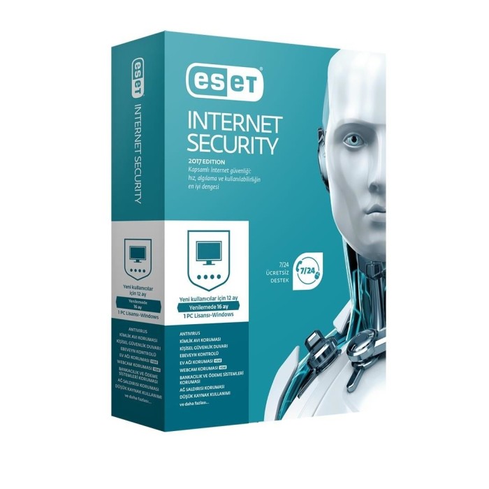 ESET INTERNET SECURITY 10 KULLANICI 1 YIL KUTU ESET INTERNET SECURITY 10 KULLANICI 1 YIL KUTU