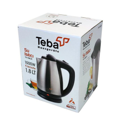 Teba TH-118CKN 1500 W 1.8 lt Çelik Kettle