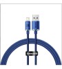 BASEUS CRYSTAL SHINE FAST CHARGING CAJY000003 2.4A LIGHTNING KABLO 1.2M-MAVI CAJY000003 BASEUS CRYSTAL SHINE FAST CHARGING CAJY000003 2.4A LIGHTNING KABLO 1.2M-MAVI CAJY000003