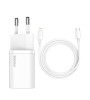 BASEUS SUPER SI TZCCSUP-B02 PD 20W DUVAR SARJI (TYPE-C TO LIGHTNING KABLO SETLI)-BEYAZ BASEUS SUPER SI TZCCSUP-B02 PD 20W DUVAR SARJI (TYPE-C TO LIGHTNING KABLO SETLI)-BEYAZ