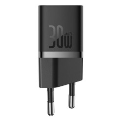 BASEUS GAN5 CCGN070401 MINI FAST CHARGER PD 30W-SIYAH