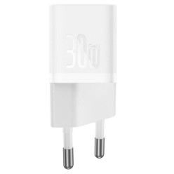 BASEUS GAN5 MINI 30W ŞARJ CIHAZI BEYAZ CCGN070502