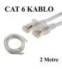 INCA ICAT6-02TG CAT6 2 METRE GRİ KABLO