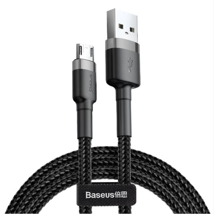 BASEUS CAFULE SIYAH 2.4A MICRO USB 1 METRE ŞARJ KABLOSU CAMKLF-BG1 BASEUS CAFULE SIYAH 2.4A MICRO USB 1 METRE ŞARJ KABLOSU CAMKLF-BG1