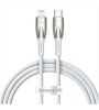 BASEUS GLIMMER SERIES BEYAZ 20W 100 CM TYPE-C TO LIGHTNING ŞARJ KABLOSU CADH000002 BASEUS GLIMMER SERIES BEYAZ 20W 100 CM TYPE-C TO LIGHTNING ŞARJ KABLOSU CADH000002