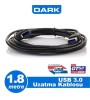 DARK USB 3.0 1.8M USB 3.0 A TIP UZATMA KABLOUSU ( DK-CB-USB3EXTL180) DARK USB 3.0 1.8M USB 3.0 A TIP UZATMA KABLOUSU ( DK-CB-USB3EXTL180)