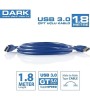 DARK DK-CB-USB3AL180 1,8MT USB 3.0 ERKEK/ERKEK SİYAH KABLO