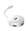 BASEUS CAHUB-F02 ROUND BOX USB HUB BEYAZ BASEUS CAHUB-F02 ROUND BOX USB HUB BEYAZ