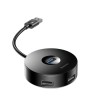 BASEUS CAHUB-F01 ROUND BOX USB HUB SİYAH BASEUS CAHUB-F01 ROUND BOX USB HUB SİYAH