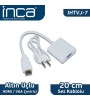 INCA IHTV-7TB 20CM HDMI TO VGA JAKLI SES KABLOSU INCA IHTV-7TB 20CM HDMI TO VGA JAKLI SES KABLOSU