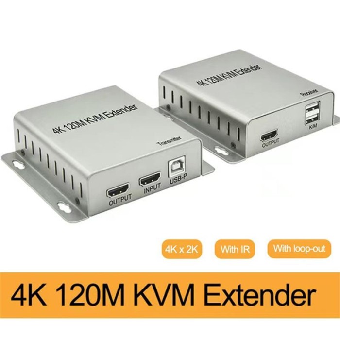 SENSEI 4K-120M CAT5E/CAT6 2XUSB+IR 120MT HDMI KVM EXTENDER SENSEI 4K-120M CAT5E/CAT6 2XUSB+IR 120MT HDMI KVM EXTENDER