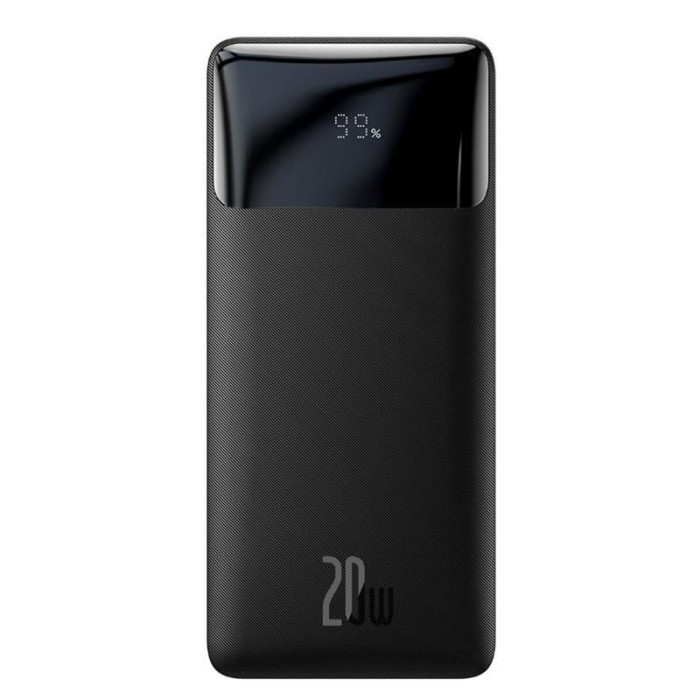 BASEUS BIPOW OVERSEAS EDITION PPBD050401 30.000 MAH DIGITAL DISPLAY POWERBANK 20W-SIYAH BASEUS BIPOW OVERSEAS EDITION PPBD050401 30.000 MAH DIGITAL DISPLAY POWERBANK 20W-SIYAH