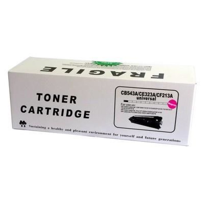 FRAGILE CB543A/CE323A/CF213A KIRMIZI MUADIL TONER FRAGILE CB543A/CE323A/CF213A KIRMIZI MUADIL TONER
