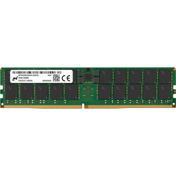 64 GB MICRON DDR5 4800MHZ RDIMM CL40 2RX4 MTC40F2046S1RC48BR 64 GB MICRON DDR5 4800MHZ RDIMM CL40 2RX4 MTC40F2046S1RC48BR