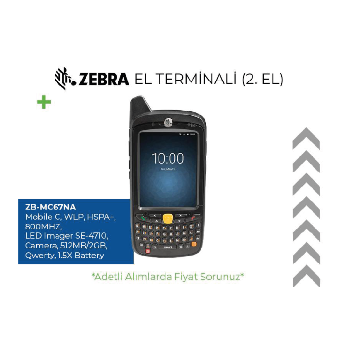 ZB-MC67NA-PMABAA003LC (SH) ZEBRA EL TERMİNALİ (2. EL) ZB-MC67NA-PMABAA003LC (SH) ZEBRA EL TERMİNALİ (2. EL)
