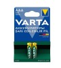 Varta Şarj Edilebilir AAA İnce Kalem Pil 800 mAh 2'li Paket Varta Şarj Edilebilir AAA İnce Kalem Pil 800 mAh 2'li Paket